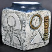 BEVERLEY ELLWOOD FOR TROIKA - 70'S CORNISH STUDIO ART VASE