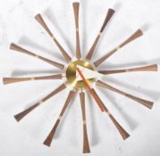 AFTER GEORGE NELSON - CONTEMPORARY STARBURST CLOCK
