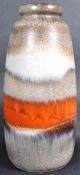 1960'S WEST GERMAN FAT LAVA POTTERY VASE