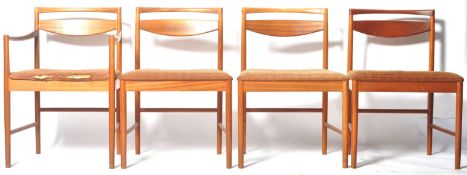 MCINTOSH MODEL 9433 1960'S TEAK WOOD DINING CHAIRS