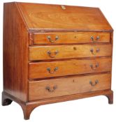 LARGE 18TH CENTURY GEORGE III MAHOGANY BUREAU