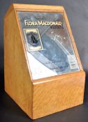 FLORA MACDONALD OAK CASED FIVE DRAWER NEEDLE CASE