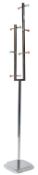 SPACE AGE CHROME FLOOR STANDING COAT STAND