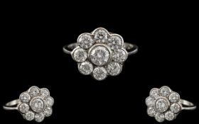 Platinum - Superb Quality Diamond Set La