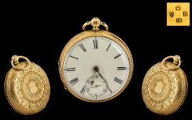 Victorian Period Superb 18ct Ornate Gold