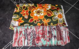Large Collection of Fabric, comprising Dorma fabric 'Fastosun' measures 46