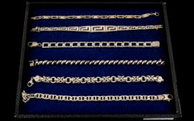 Top Quality Collection of Assorted Sterling Silver Fashion Bracelets,