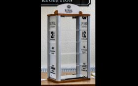 Royal London - Watch Shop Display Cabinet In Aluminum and Perspex with Lock and Keys,