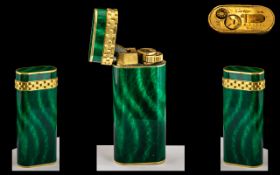 Cartier - Paris Ladies Deluxe Gold Plated Lighter. No A33092. c.1989 - 1990.