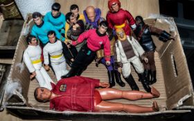 Collection of Star Trek Figures, 12 in total, 8