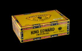 King Edward VII Imperial Box of 50 Quality Cigars In a Sealed Box, Still In Wrappers / Unopened.