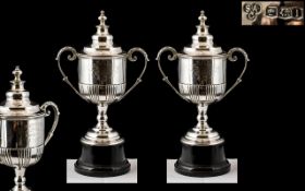 Doncaster Golf Club - Pair of Sterling Silver Winners Challenge Cups for 1925 & 1926. Awarded to H.
