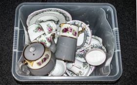 Collection of Assorted China & Porcelain, including an Adderley bone china tea service model No.