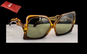 Christian Dior Solaires Miss Dior - Signed Iconic Pair of Oversized Optyl Ladies Sunglasses From