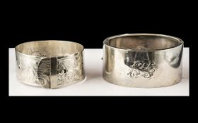 Victorian Period Sterling Silver Hinged