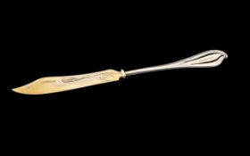 German Silver Butter Spreader, with deli
