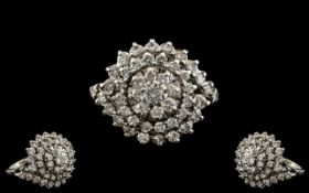 18ct White Gold - Magnificent Diamond Se