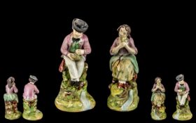 Staffordshire - 19th Century Scarce Pair
