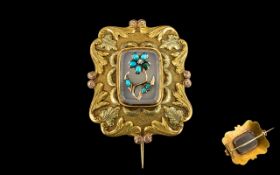 Antique Period 15ct Gold - Stunning and Exquisite Brooch.