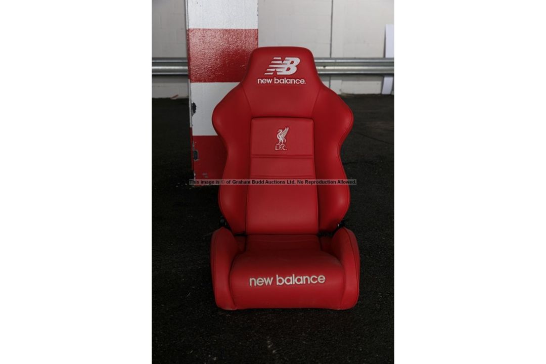Liverpool FC Anfield stadium home team dugout chair from the 2019-20 Premier League winning - Image 3 of 19