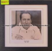 GERARD HOULLIER 1998-2004 b & w photograph from the Managers' Gallery at Liverpool Football Club's
