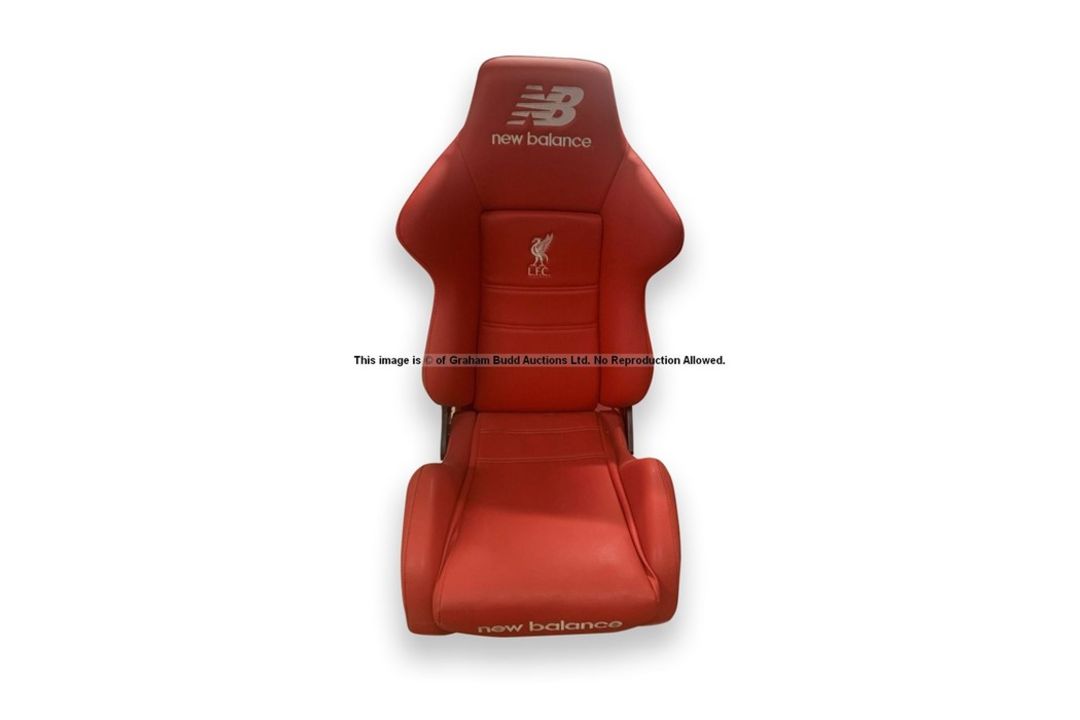 Liverpool FC Anfield stadium home team dugout chair from the 2019-20 Premier League winning - Image 1 of 19