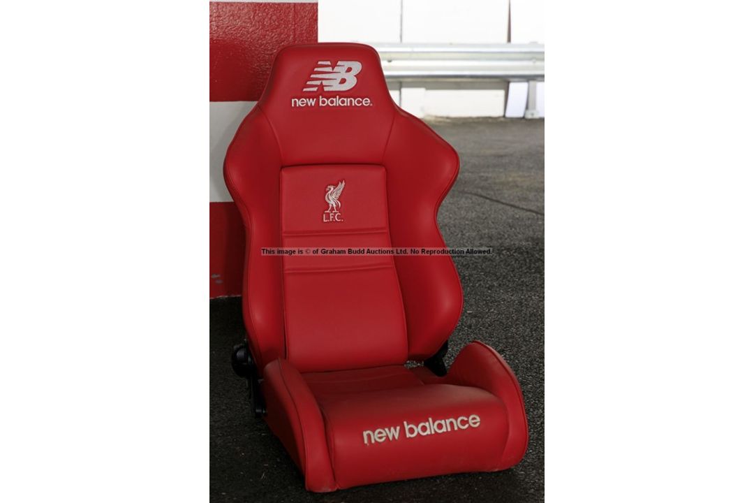 Liverpool FC Anfield stadium home team dugout chair from the 2019-20 Premier League winning - Image 18 of 19