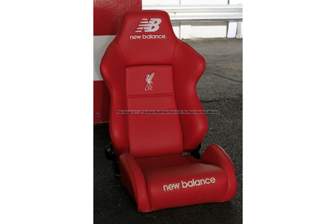 Liverpool FC Anfield stadium home team dugout chair from the 2019-20 Premier League winning - Image 17 of 19