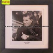 BRENDAN RODGERS 2012-2015 b & w photograph from the Managers' Gallery at Liverpool Football Club's