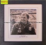 KENNY DALGLISH 1985-1991 & 2011-2012 b & w photograph from the Managers' Gallery at Liverpool