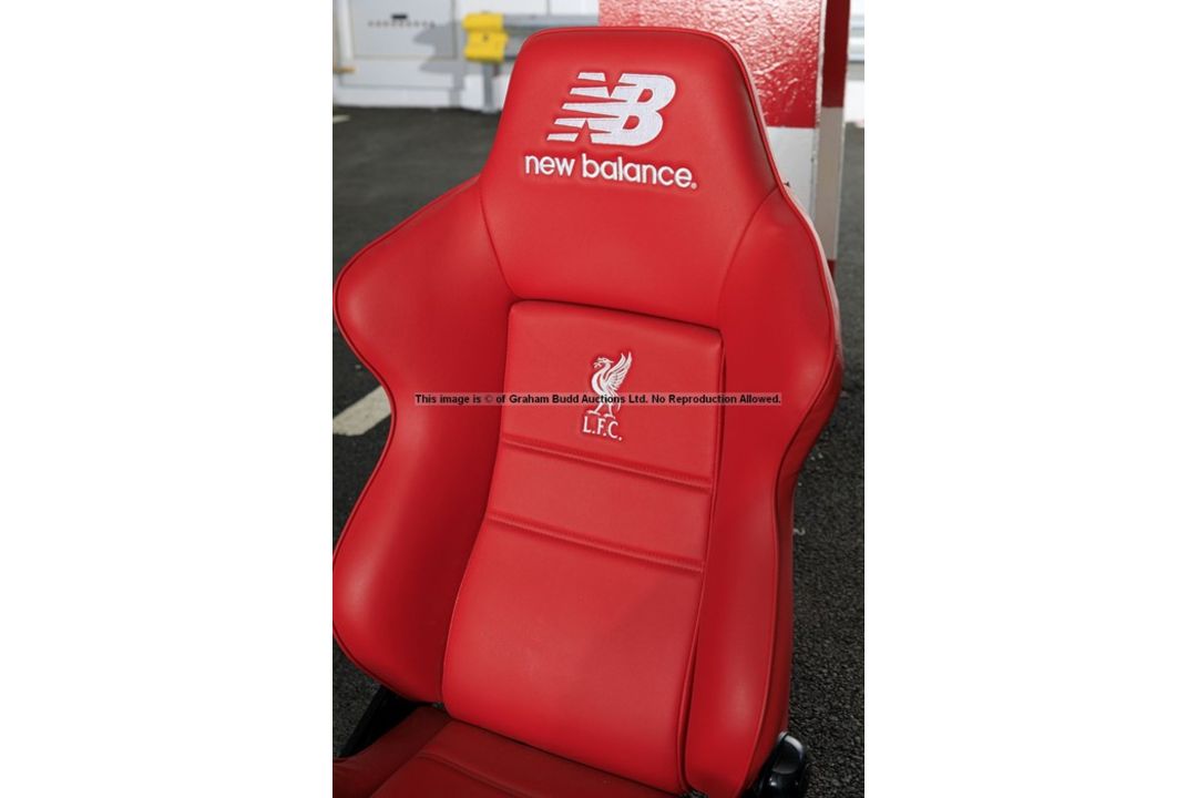 Liverpool FC Anfield stadium home team dugout chair from the 2019-20 Premier League winning - Image 6 of 19