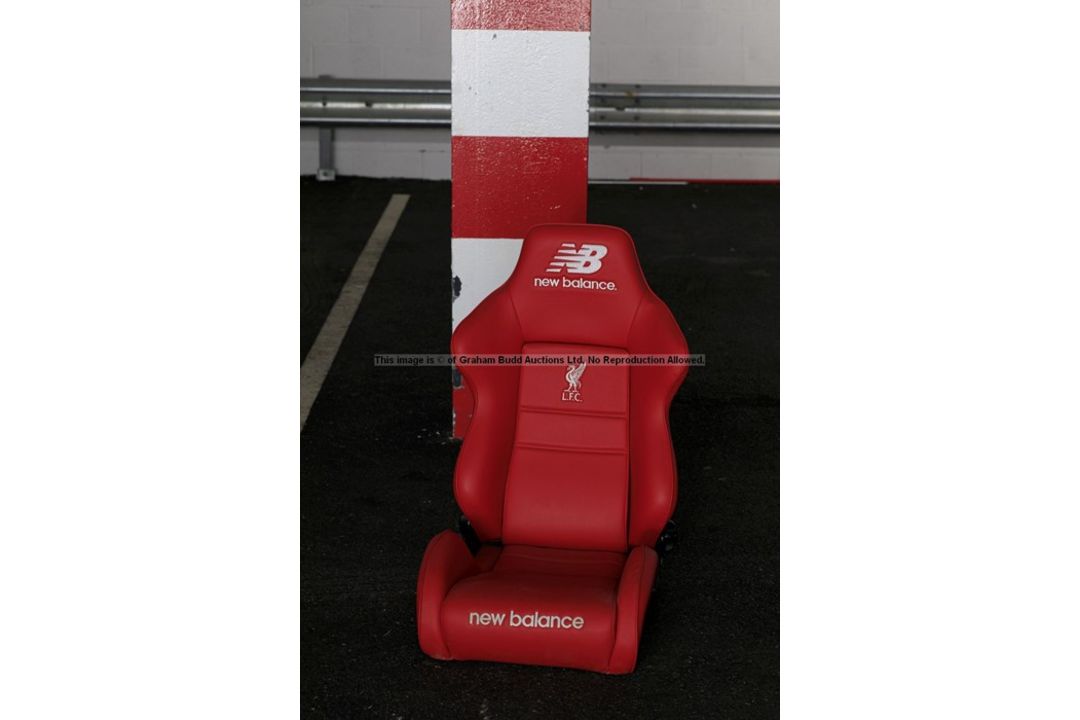 Liverpool FC Anfield stadium home team dugout chair from the 2019-20 Premier League winning - Image 2 of 19