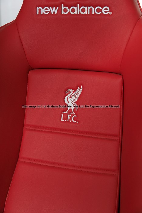 Liverpool FC Anfield stadium home team dugout chair from the 2019-20 Premier League winning - Image 8 of 19