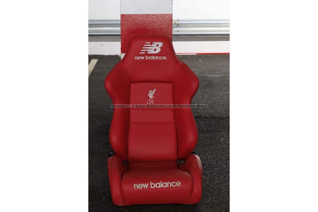 Liverpool FC Anfield stadium home team dugout chair from the 2019-20 Premier League winning - Image 16 of 19
