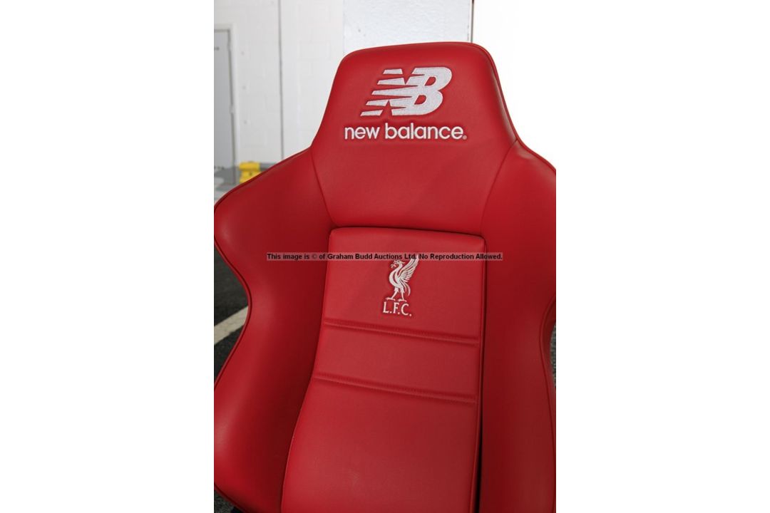 Liverpool FC Anfield stadium home team dugout chair from the 2019-20 Premier League winning - Image 9 of 19