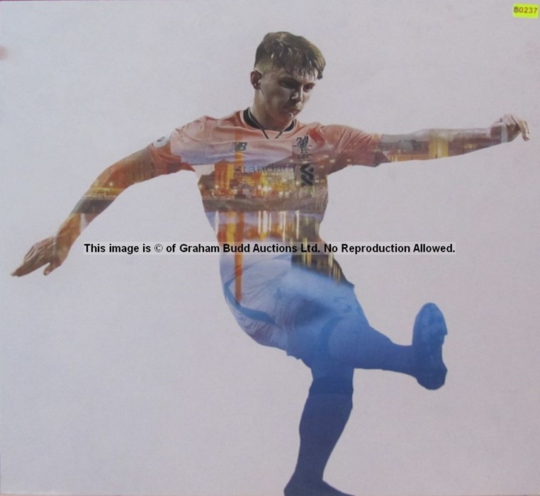 Ben Woodburn wall art from the Medical Office at Liverpool Football Club's Melwood Training