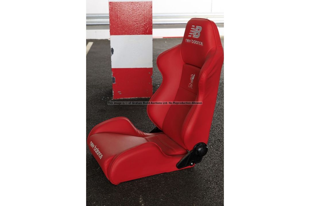 Liverpool FC Anfield stadium home team dugout chair from the 2019-20 Premier League winning - Image 12 of 19