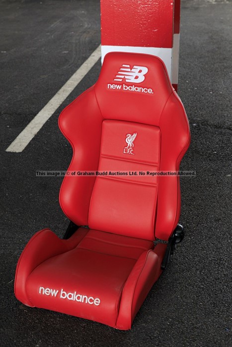 Liverpool FC Anfield stadium home team dugout chair from the 2019-20 Premier League winning - Image 5 of 19