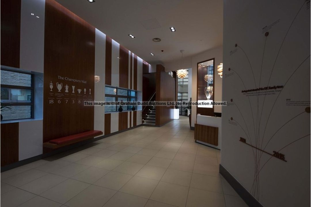 The iconic CHAMPIONS WALL from the main reception at Liverpool Football Club's Melwood Training - Image 4 of 5