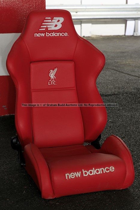 Liverpool FC Anfield stadium home team dugout chair from the 2019-20 Premier League winning - Image 17 of 19