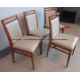 Four matching wooden dining chairs from the Players' and Staff Canteen at Liverpool Football Club' - Image 2 of 4