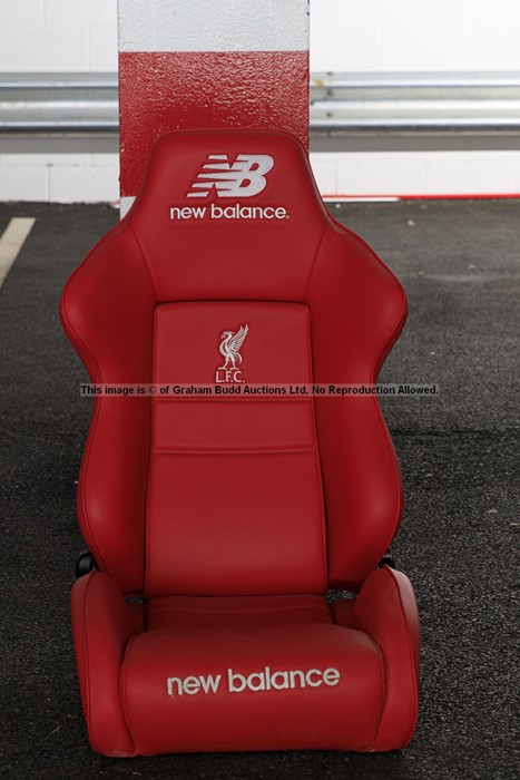 Liverpool FC Anfield stadium home team dugout chair from the 2019-20 Premier League winning - Image 16 of 19