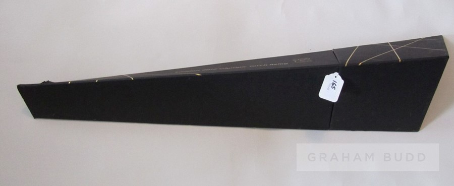 London 2012 Olympic Games bearer's torch with Tom Daly autographed 'shard', acquired at the Official - Image 5 of 13