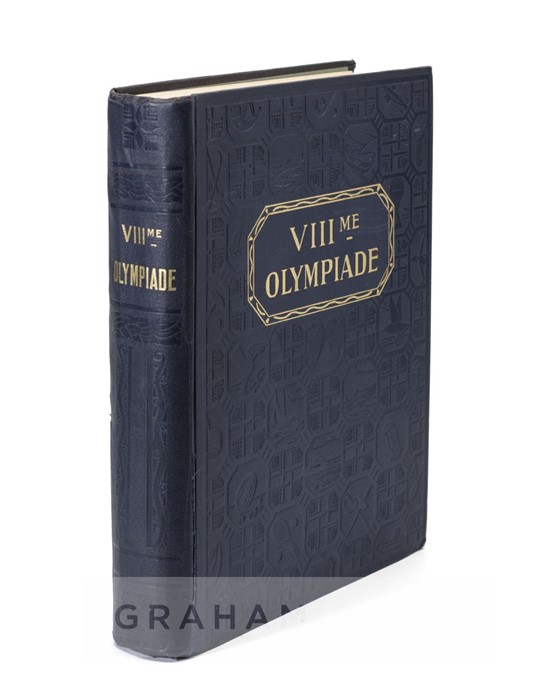 1924 Paris & Chamonix Olympic Games Official Report, Les Jeux de la VIII Olympiade Paris 1924,