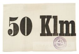 1936 Garmisch-Partenkirchen Winter Olympic Games official 50Klm ski race event officials armband,