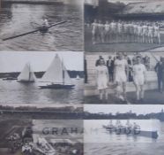 Fine collection of 1912 Stockholm Olympic Games official b & w pictorial postcards, extensive