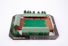 AFC Bournemouth - Dean Court, Made circa 1986 by John Le Maitre using traditional modelling