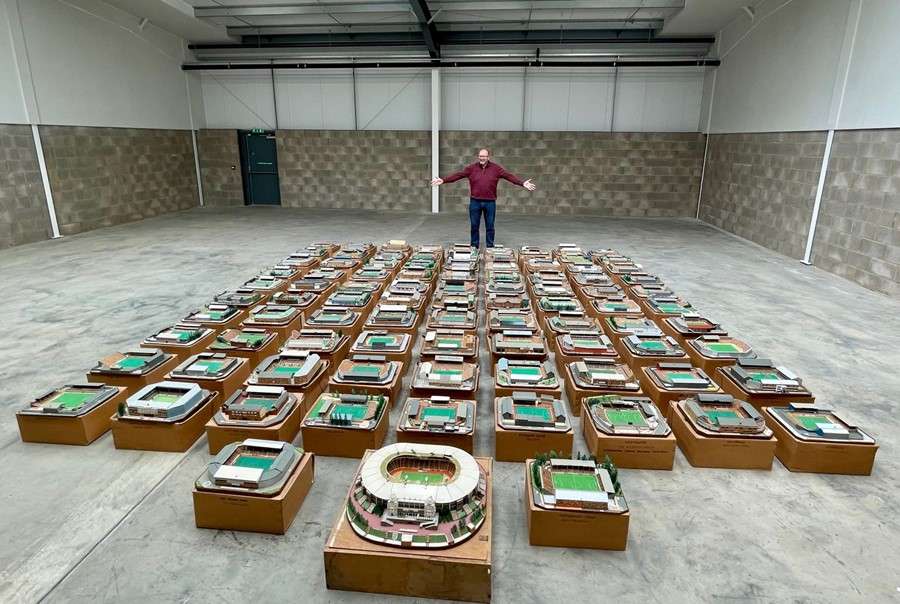 Hull City - Boothferry Park, Made circa 1986 by John Le Maitre using traditional modelling - Image 2 of 2