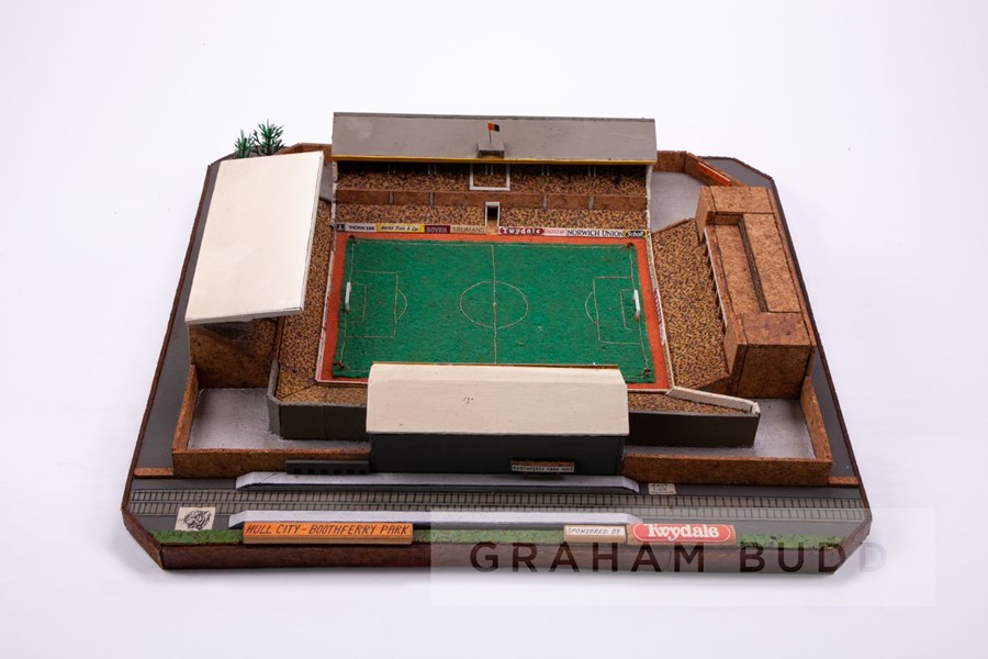 Hull City - Boothferry Park, Made circa 1986 by John Le Maitre using traditional modelling