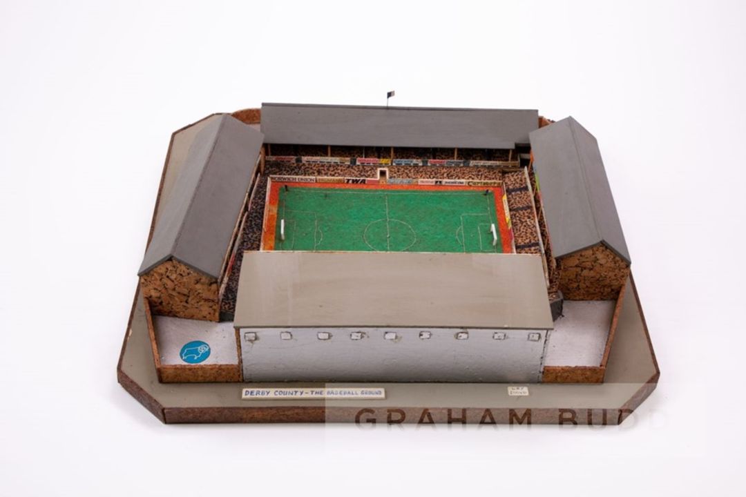 Derby County - Baseball Ground, Made circa 1986 by John Le Maitre using traditional modelling - Image 1 of 2